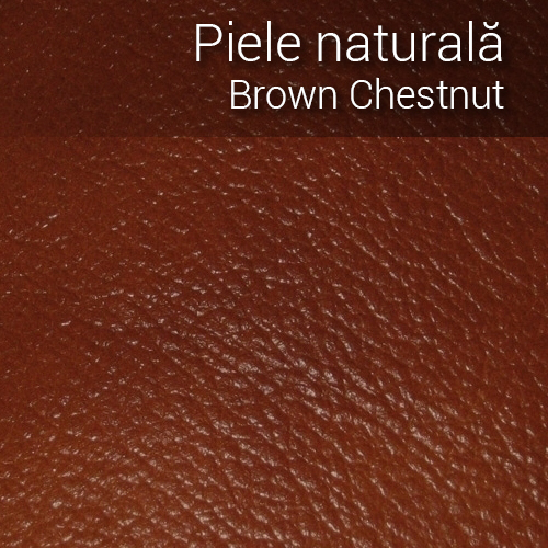 Piele naturală Brown Chestnut