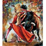 Tablou textil Torreador 2