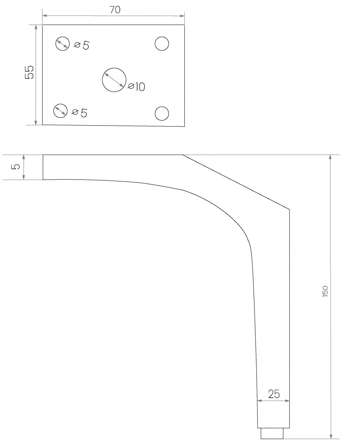 Accesorii tapiţerie Picior mobila KM434