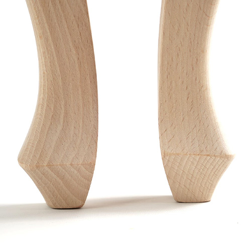 Picior din lemn de fag pentru mobila stil KM673