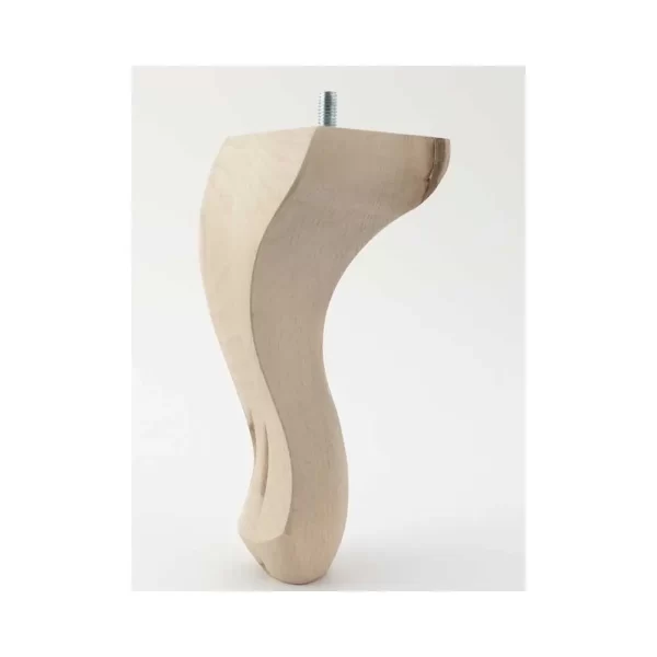 Picior din lemn de fag pentru mobila stil KM674
