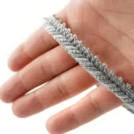 Șnur cu banda decorativa matte 12mm